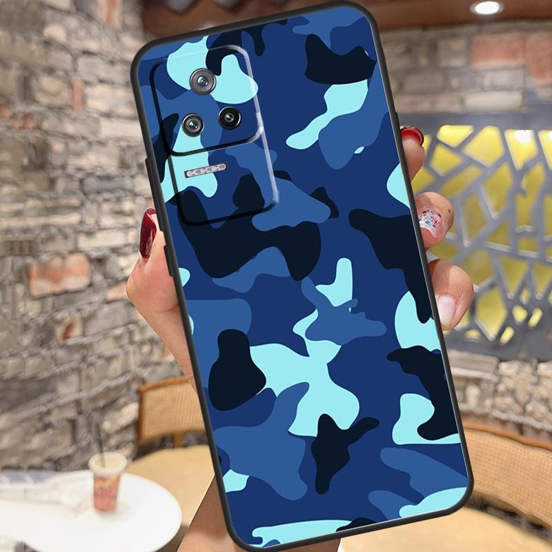 Camouflage Armeefall für Xiaomi 13 14 15 Ultra 11T 12T 13T 14T Pro POCO X7 Pro X3 X5 X6 M6 F5 F6 Pro Hülle