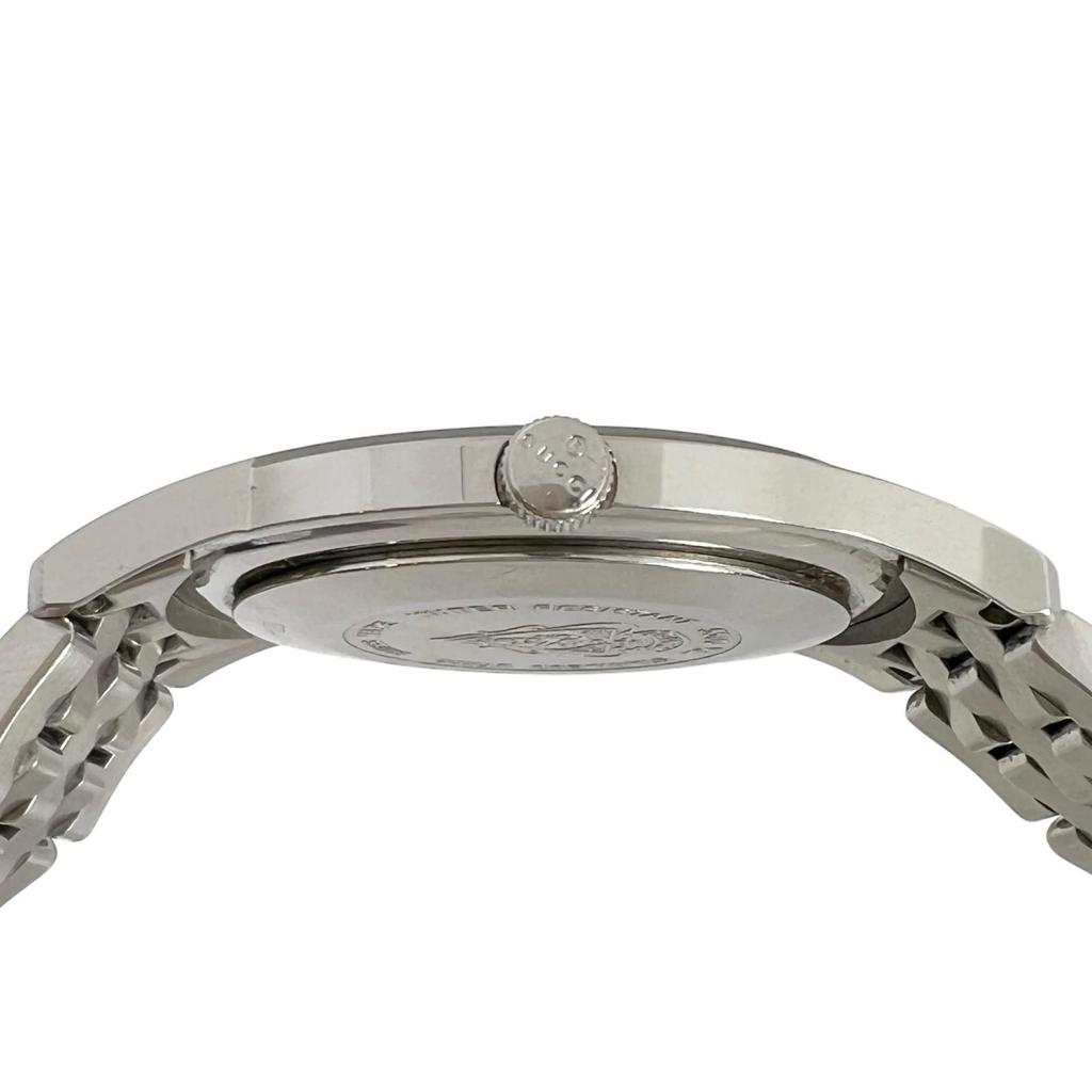 Gucci G Class Watches 5500XL whiteDial Stainless Steel Quartz Analog Display Mens Used