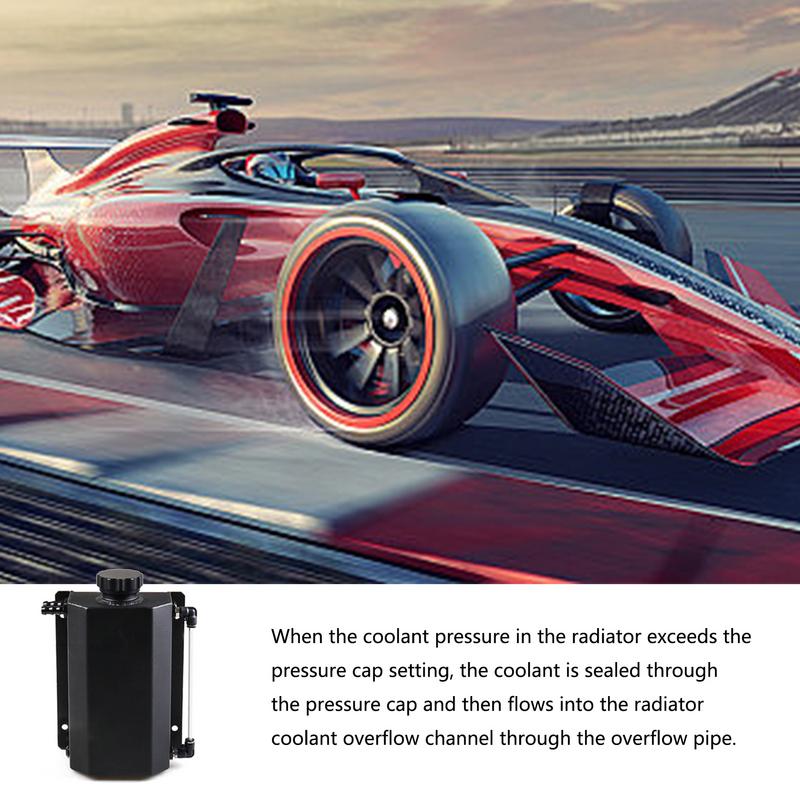 Coolant Recovery Tank Anti-Leakage Coolant Overflow Tank Expansion Tank With Sealing Cap Long-Lasting Coolant Tank For Cars