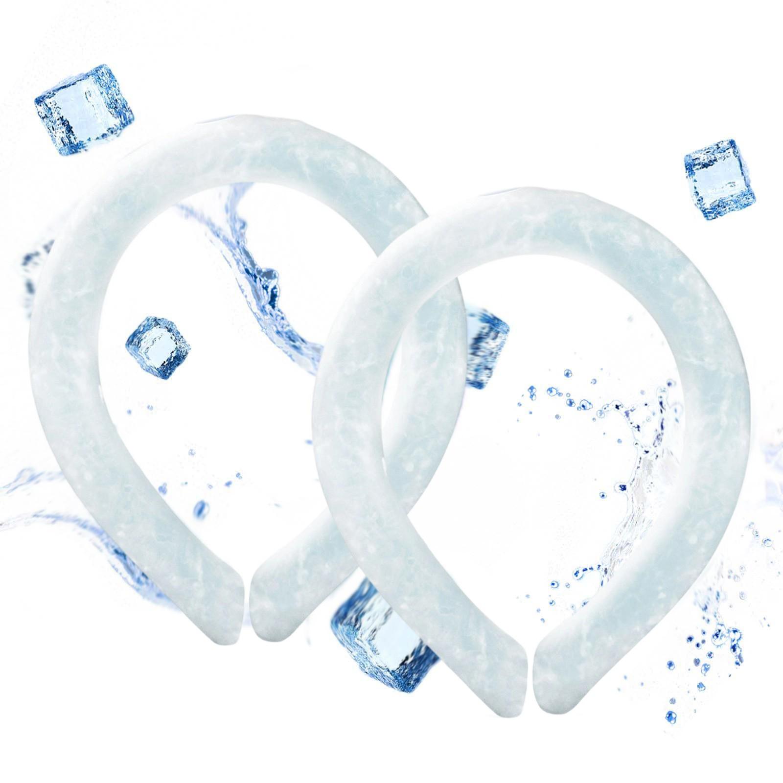 

Бандана на шею, Кольцо на шею, Многоразовая носимая повязка на шею, Подходит для высокой температуры на открытом воздухе и в помещении летом One Size белый