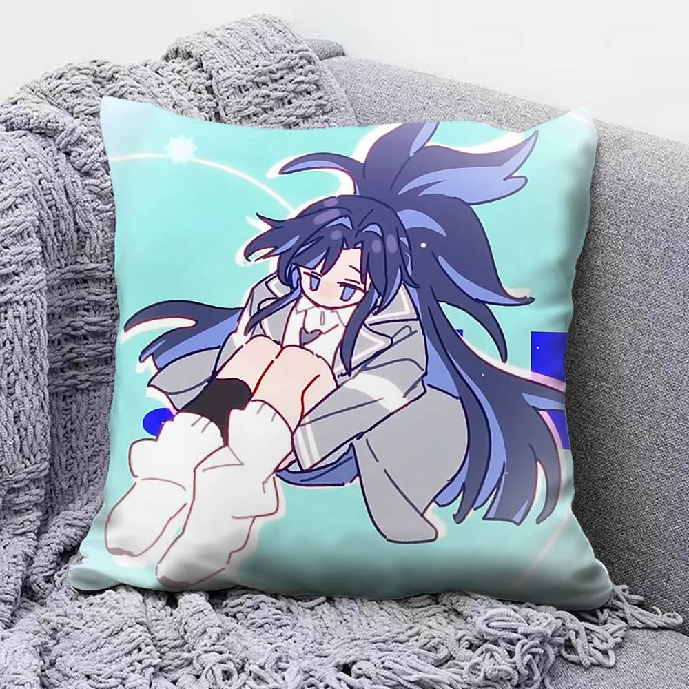 Way 2 U Ouro Kronii hololive EN   Home Sofa Cushion Covers and Aecorative Custom Pillow Covers