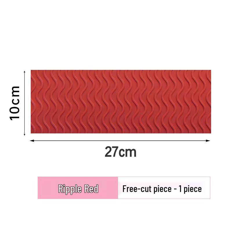 Water Ripple Non-Slip Silicone Heel Stickers