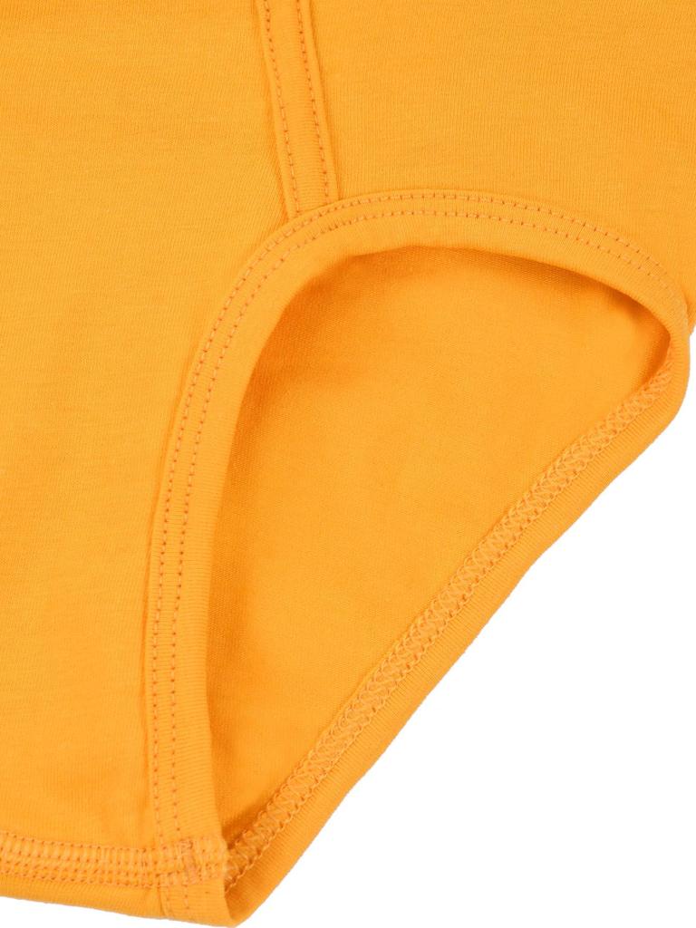 Boys' Combed Cotton Solid Color Elastic Briefs