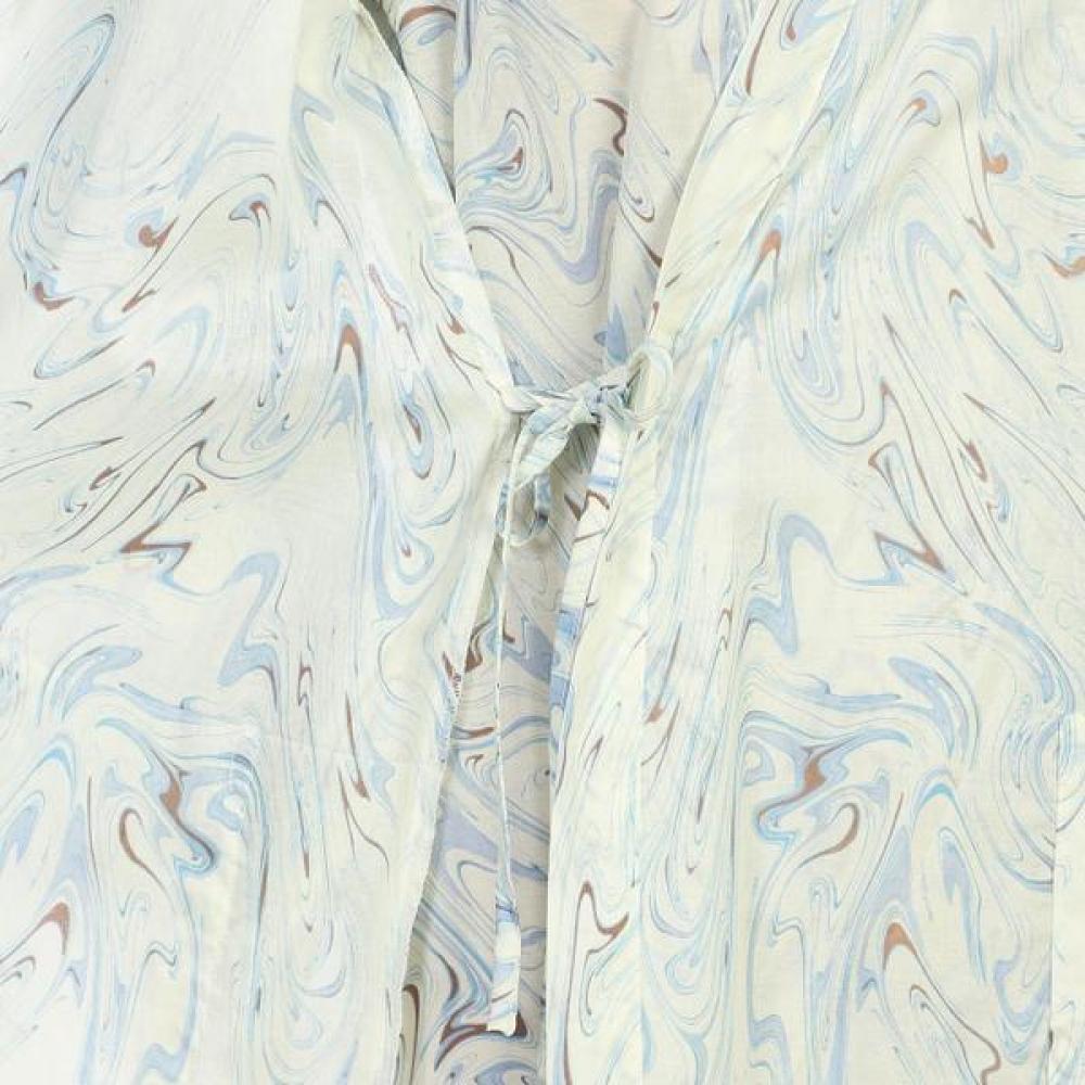 Barbara Marvel Asah Cotton Print Robe Gown  Agw4595r 