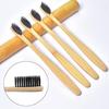 10Packs Pure Bamboo Natural Toothbrush Environmentally Friendly Eco Adult Medium