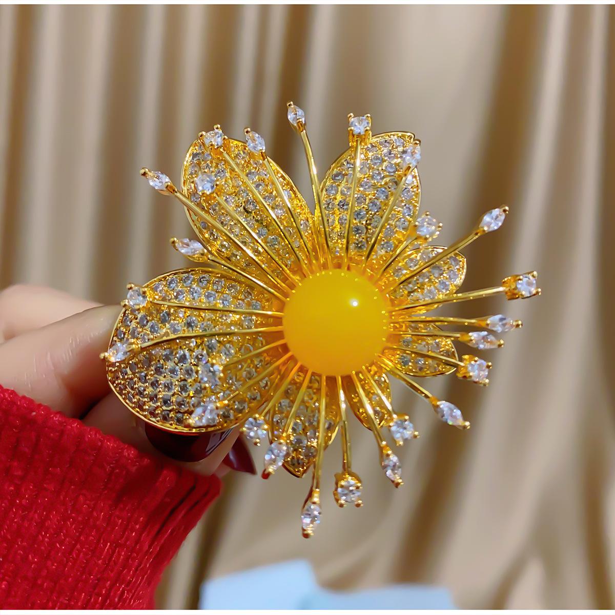 

Серебряный цвет модная орхидея брошь большой лист цветок брошь булавка костюм пальто