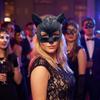 Fancy Prom Cat Women Mask BlackCosplay Half-Face Mask Cat Ear  Mask  Halloween Festival Party Mask