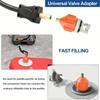 1pc Inflatable Boat SUP Pump Adaptor Air Pump Converter For Inflatable Kayak Rowing Boat Stand Up Paddle Board Air Valve Adaptor