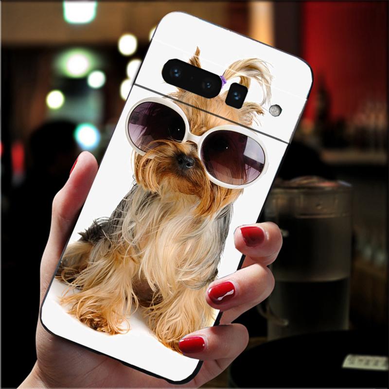 Phone Case For Google Pixel 10 9 Pro XL 9A 8 7 6 Pro Pixel 8A 7A 6A Pixel 8 7 6 5 Yorkshire Terrier Dog Puppy