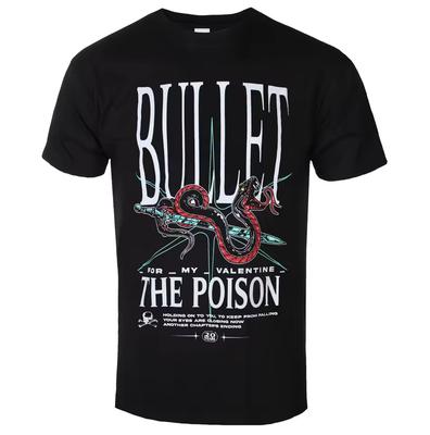 Bullet for My Valentine Vintage Tattoo Style Snake Sword and Big Letter Print Dark Metalcore Design Unisex Top