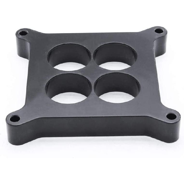 1 SET SHLPDFM Carburetor Spacer 1/2" Ported Phenolic Carburetor Spacer Compatible with Holley Holley 4150/4160 & AFB Carb Chevy 4BBL SBC BBC 0.5"