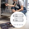 DD98-01051C Dishwasher Installation Bracket Kit with Screws Stainless Steel Easy To Install Home