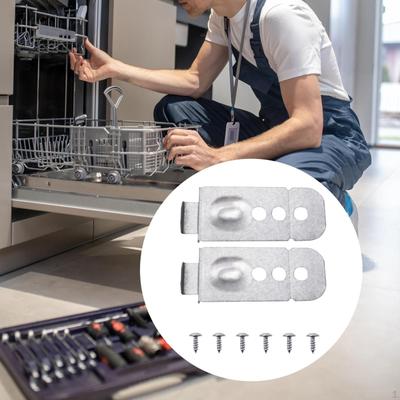 DD98-01051C Kit Suporturi de Montare pentru Mașina de Spălat Vase cu Șuruburi Oțel Inoxidabil Ușor de Instalat Acasă