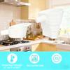 Funnel for Kitchen Aid Mixer, Silicone Funnel Foldable Kitchen Funnels Stand Mixer Attachment, Fits Kitchen Aid Artisan Ksm150 5-Quart Tilt-Head