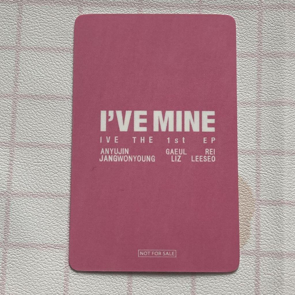 [USED] IVE mine Gaul venue limited Osaka Makuhari trading card