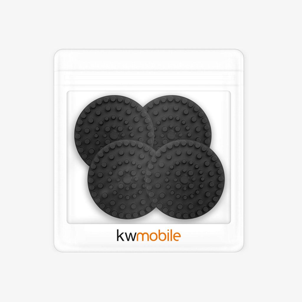 Kwmobile Isolation Foot Pads Vibration Damping Record Player Turntable Vibration Damping Mat Silicone Insulators of - - (Set 4)