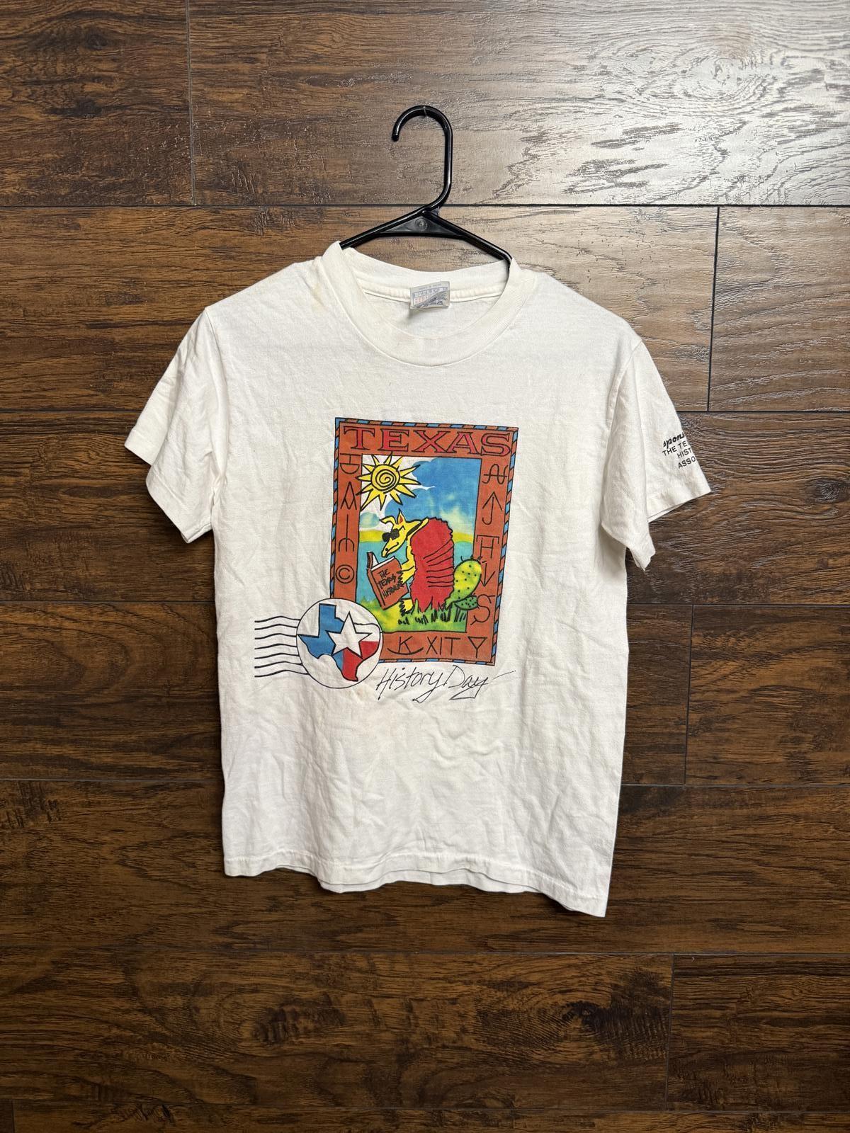 Texas History Day T-shirt State Animal Armadillo Tee - S S