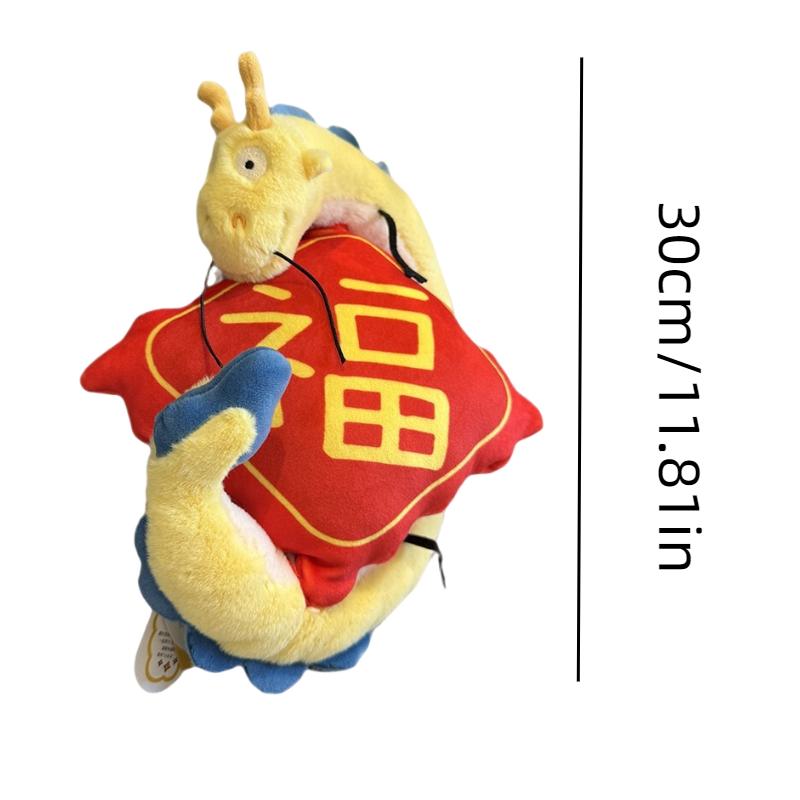 

Мягкая игрушка Папа Лун Подвеска Фуинь Китайский Дракон Год Домашнее украшение Подарки