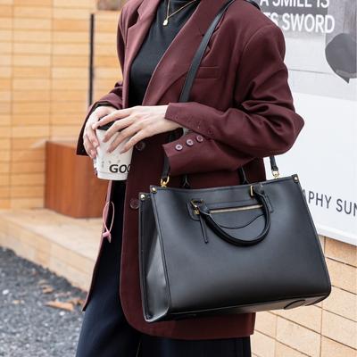 Leather Women's Bag  New Large-capacity Daily Versatile Premium Commuter Shoulder Crossbody Portable Tote Bag