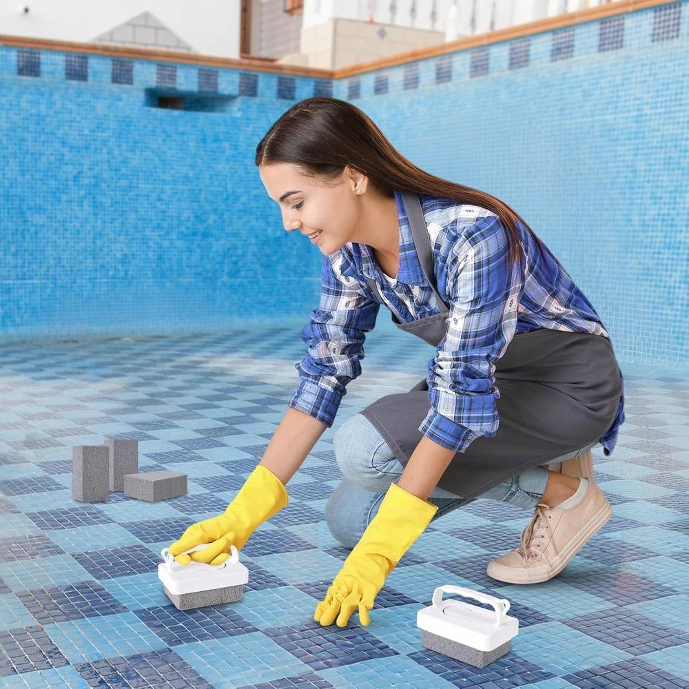 Multi-functional Pool Pumice Stone Reusable Tile Spot Remover Pools Cleaning Block  Swimming Pool