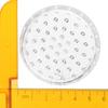 Carpet Protectors Spiked Caster Cups Round Furniture Caster Cup Transparent Plastic Chair Leg Covers Furniture Cups for Sofas
