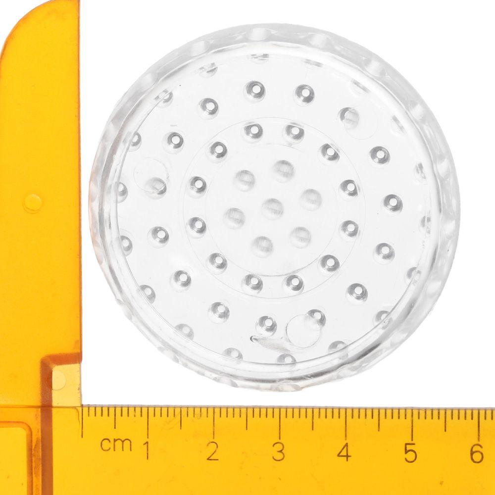 Carpet Protectors Spiked Caster Cups Round Furniture Caster Cup Transparent Plastic Chair Leg Covers Furniture Cups for Sofas