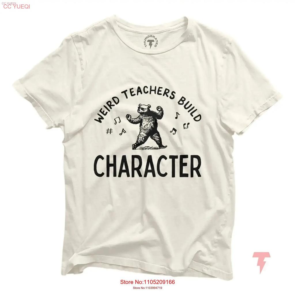 Build Character T Shirt Retro Teachers Day Best Teacher Appreciation Funny for Educators Vintage Washed Unisex Breathable