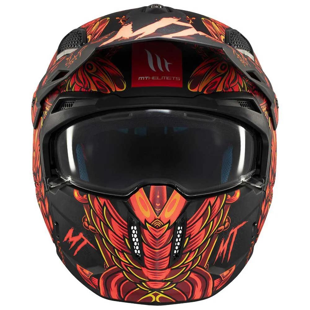 MT Helmets Modular Helmet Streetfighter SV Hellish