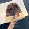 Hat Winter Cold Proof Knitted Hat Plus Velvet Thickened Warm Men's Wool Hat Cotton Hat Winter Riding Wind Proof Cold Hat