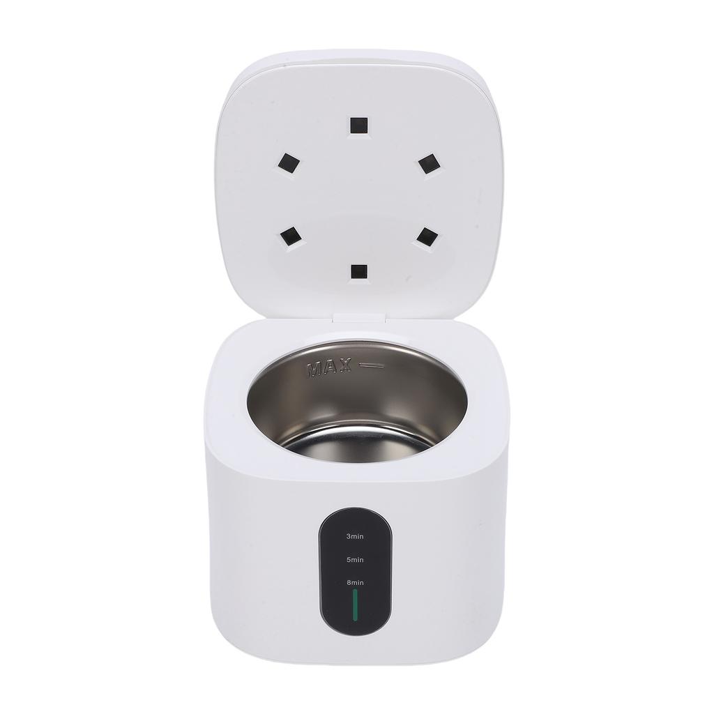 Jewelry Cleaner with 45000Hz Technology 254nm UV Light 200ML Capacity Quiet for Glasses Jewelry Watch Straps