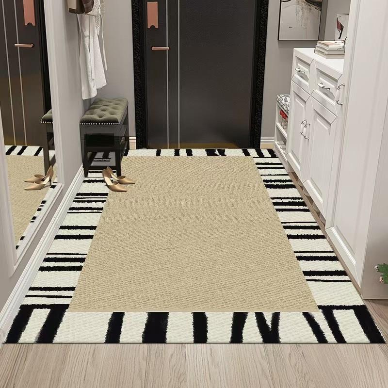 Door Floor Mat, Silicone Crystal Carpet, Door Entrance, Dirt-Resistant And Easy To Take Care Of, Can Be Cut, Non-Slip, Door Floor Mat