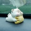 Adorno de Gato Mini para Coche Universal Tablero Consola Central Gato de Dibujos Animados Colgante Decorativo DIY Accesorios de Decoración para Coche Hogar
