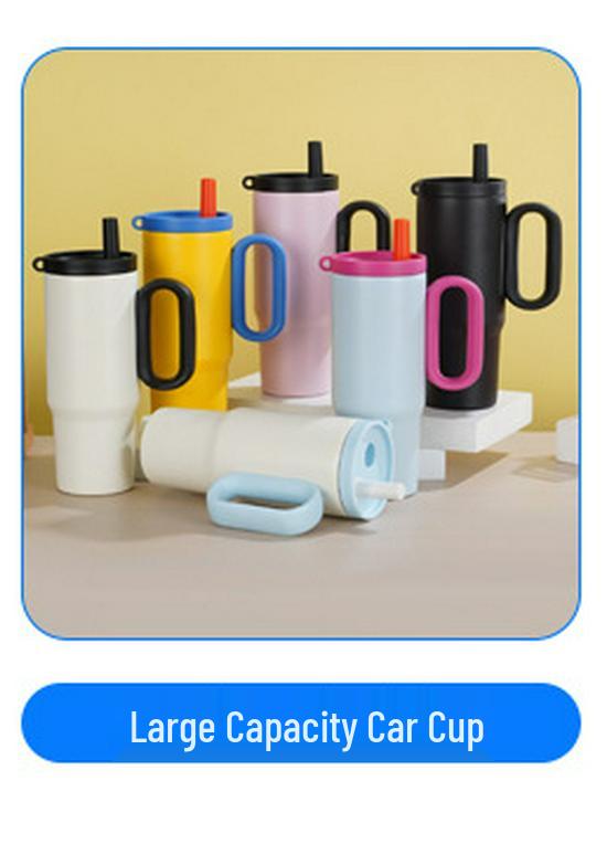 30oz 304 Stainless Steel Ice Buster Cup - Portable Double-Layer Vacuum Insulated Outdoor Tumbler with Handle