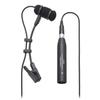 [Audio-Technica] PRO35 Condenser Microphone - XLR, for Brass/Saxophone/Trumpet. Includes Microphone Holder. Back Electret, Unidirectional.