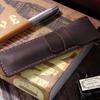 Holder Pen Protective Bag PU Leather Pen Storage Pouch Leather Pen Bag  Desk Accessory