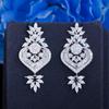 Temperament Retro Zircon Earrings Pin Plated Earrings Ear Jewelry