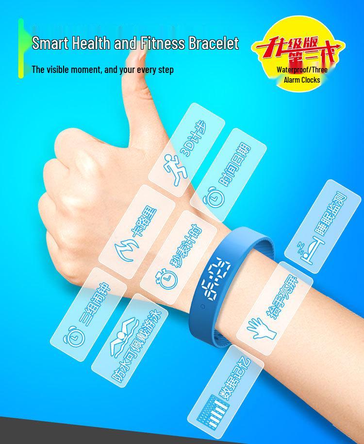 Reloj Deportivo Inteligente con Carga, Seguimiento del Sueño, Alarma Vibratoria y Monitorización de Calorías