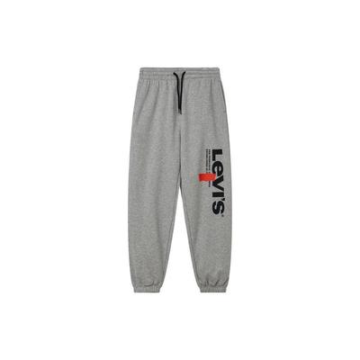 Pantaloni Unisex Levis FW22 cu Logo de Brand, Imprimeu Litere, Șnur, Manșete, Gri A2177-0018