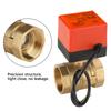 DC 24V 2 Way 3 Wire Brass Motorized Ball Valve Electrical Valve DN40 G1 1 2