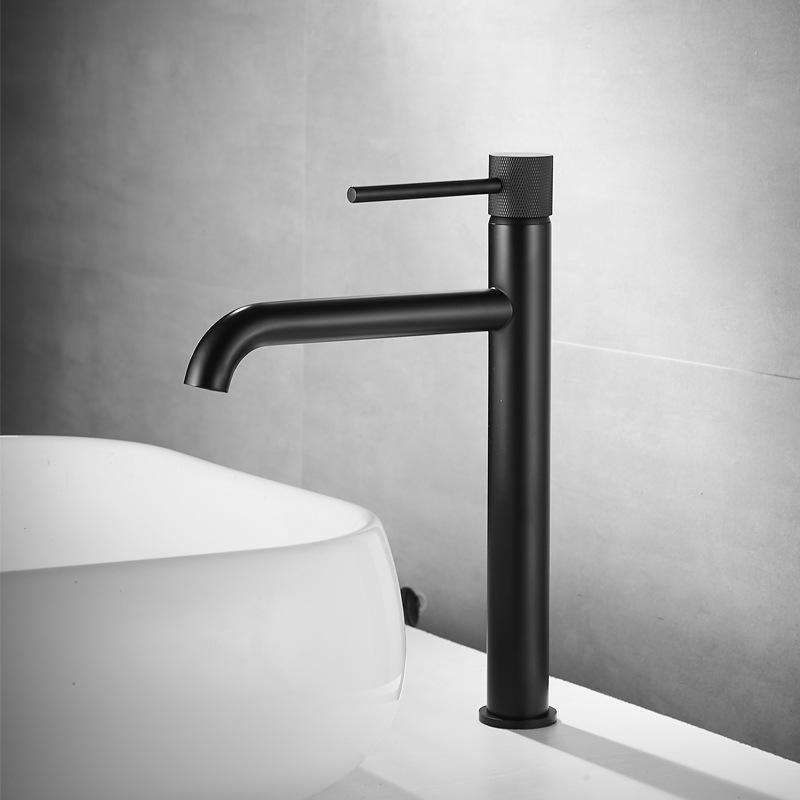 Gun Gray Copper Wash Basin Faucet Cold And Hot Mixer Water Tap Deck Mounted Single Hole Sink Taps Bathroom Crane Faucets