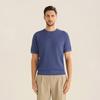 FERRAROMILANO Cotton Round Short Sleeve Knit D/Blue (Am0Gtsr20145)