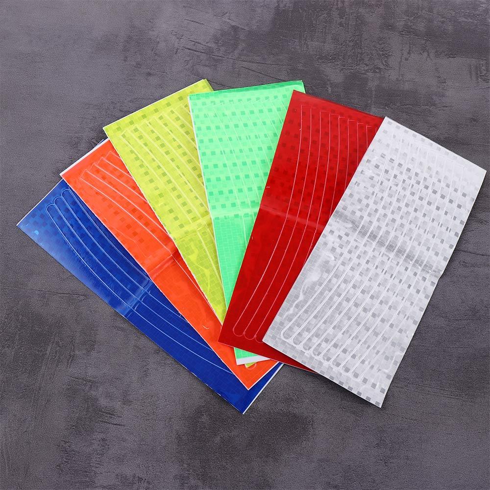 Bike Wheel Sticker Reflector Sticker Reflector Tape Reflective Strip Bicycle Sticker Fluorescent