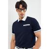 SEPTWOLVES Men's Sorona Cooling Polo Shirt with Contrast Collar & Chest Pocket