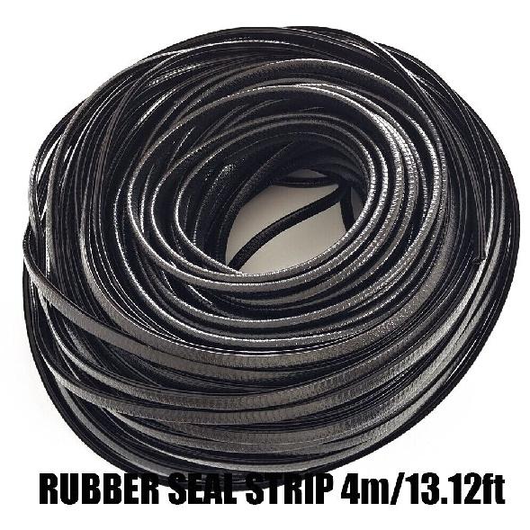 13ft Car Auto Door Edge Protector U-Shaped Black Rubber Seal Trim Molding Strip
