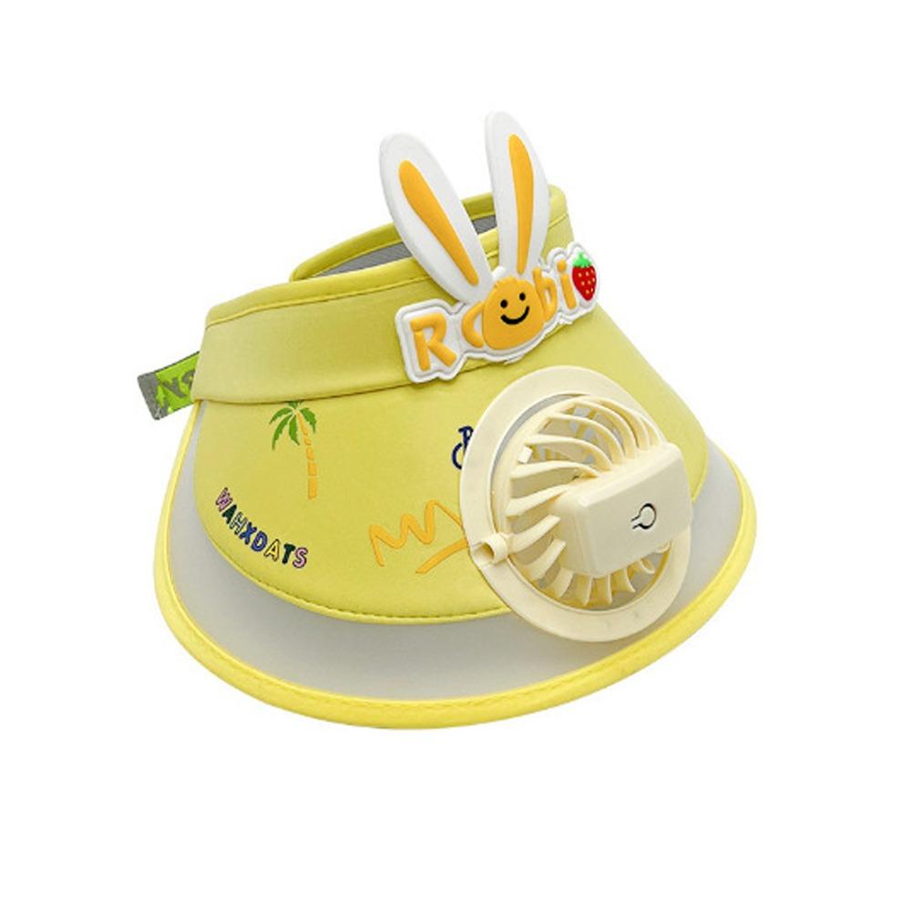 

Широкие поля Детская шляпа от солнца Дышащие пляжные шляпы Портативный козырек для младенцев жёлтый