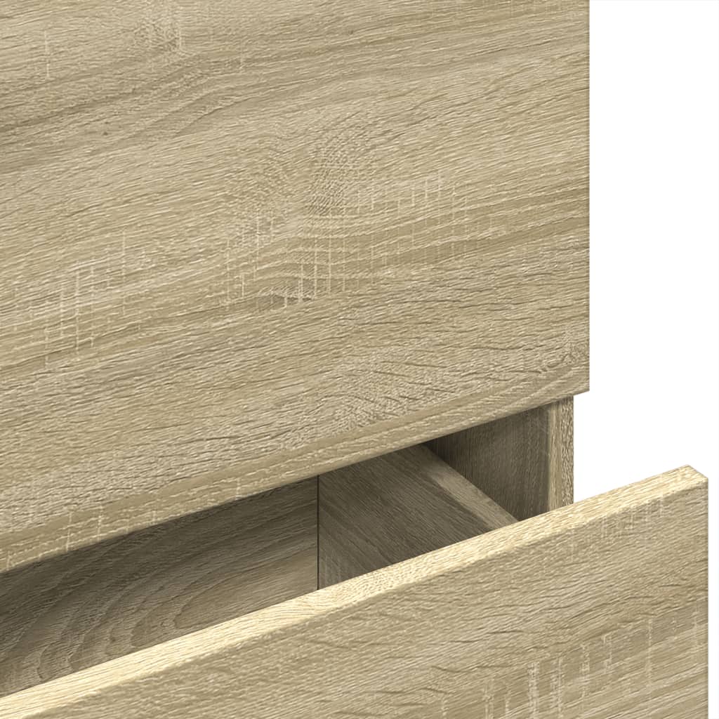 Washbasin Cabinet In Sonoma Oak 78 X 37 X 59 Cm Particleboard