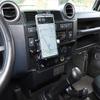 Aluminum Center Console Mobile Phone Holder GPS  Holder For Land Rover Defender 90 110 2004-2018 Car Accessories