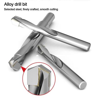 6.0mm-12.0mm Carbide Alloy Drill Tungsten Steel Twist Drill Bit Wood Metal Hole Cutter For CNC Lathe Machine Drilling Tools