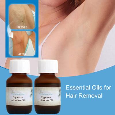 60 ml Cyperus Rotundus Oil pro depilaci Redukující růst chloupků na těle Přírodní esenciální olej Vyživuje Jemný olej pro péči o pleť pro všechny typy pleti