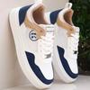 High-top men's shoes spring and autumn leather sneakers men's new casual little white shoes men's trend versatile board shoes